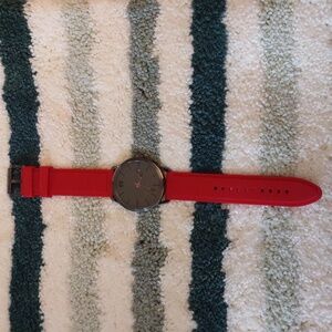 Red Men's Watch Station Watch